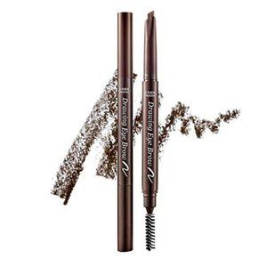 Etude House Drawing Eye Brow, Brown With Brush , New Eyebrow Pencil